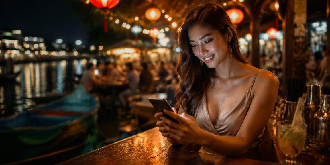 Bài lá và trò chơi giải trí tại chợ đêm Mũi Né